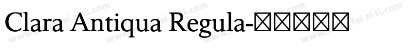 Clara Antiqua Regula字体转换